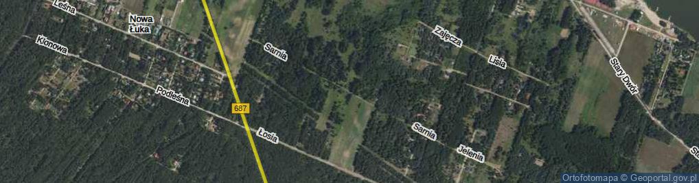 Zdjęcie satelitarne Sarnia ul.